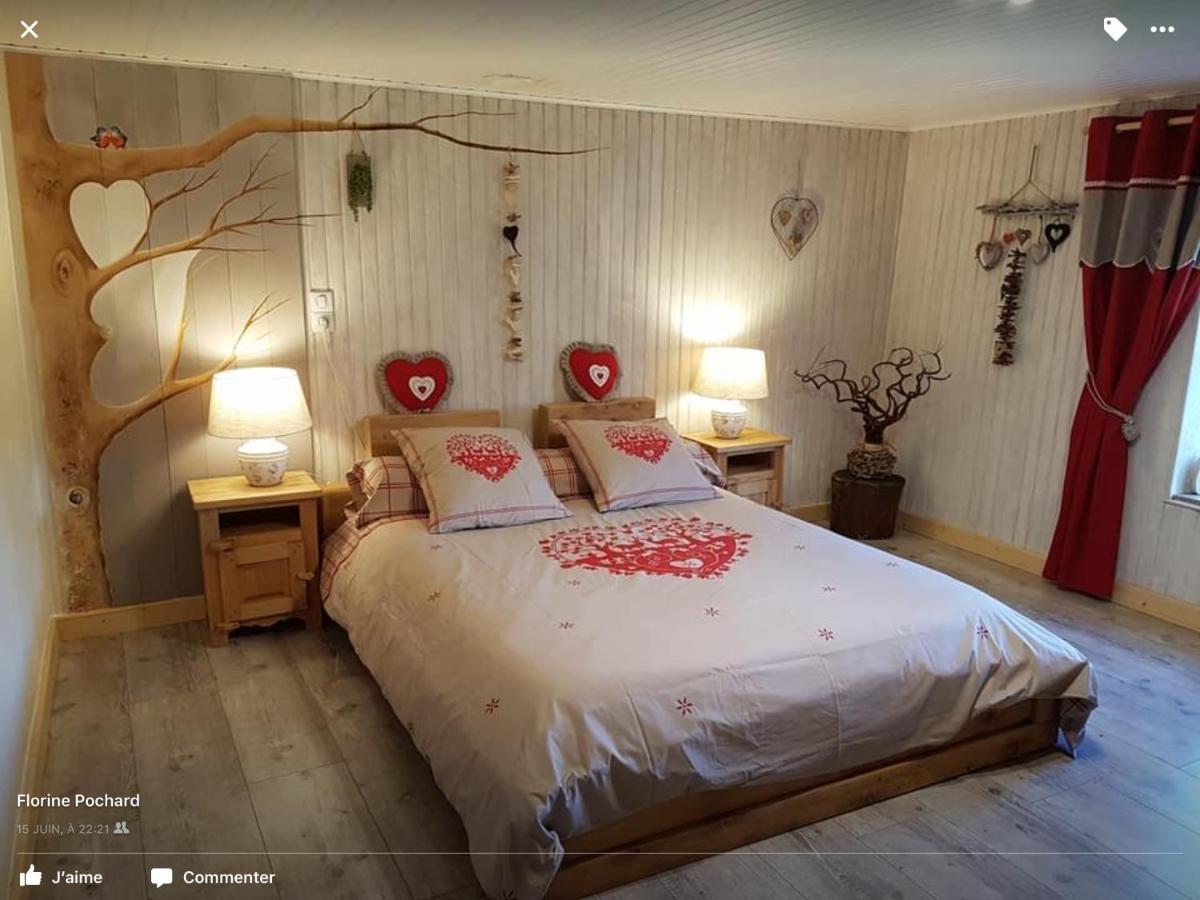 La Ferme De La-Haut B&B Le Haut-du-Them Bagian luar foto