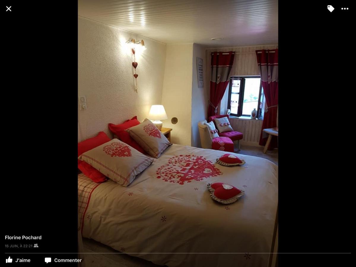 La Ferme De La-Haut B&B Le Haut-du-Them Bagian luar foto